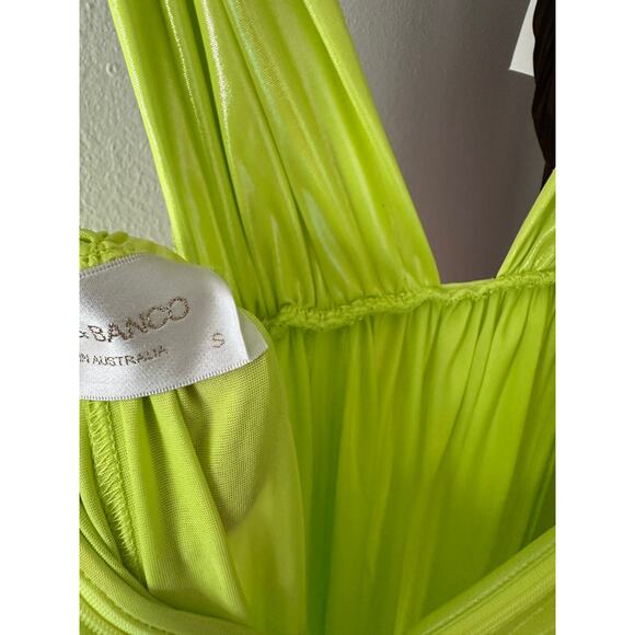 Bronx and Banco Goddess Gown in Neon Yellow - Picture 11 of 11